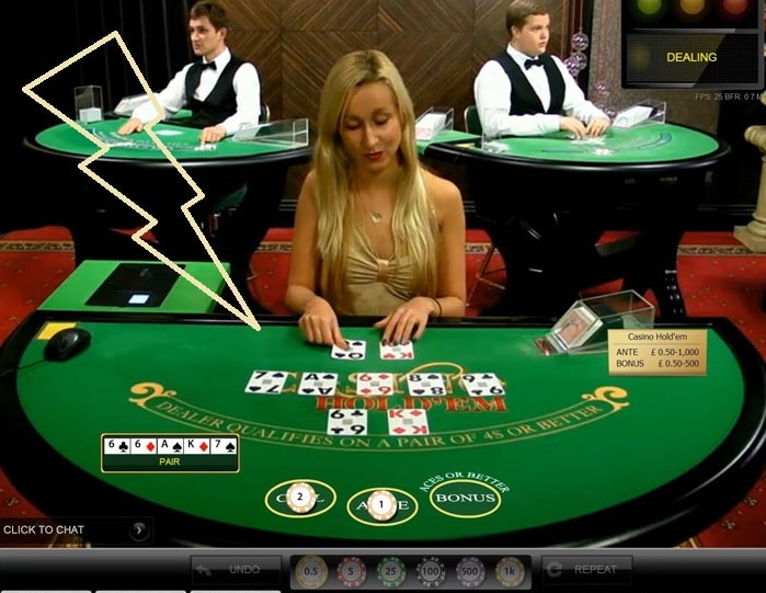 live casino holdem poker