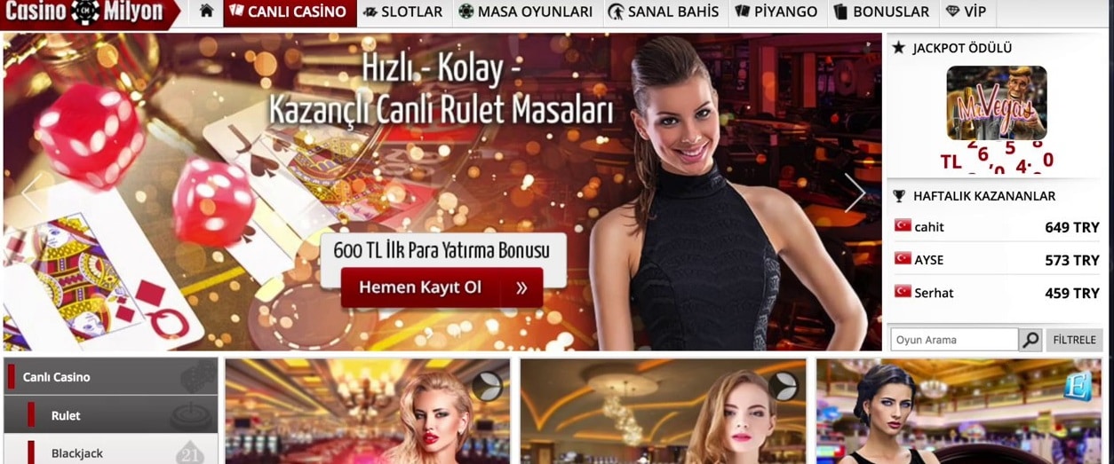 casino milyon nasil bir site